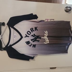 NY YANKEES ombre sl tee